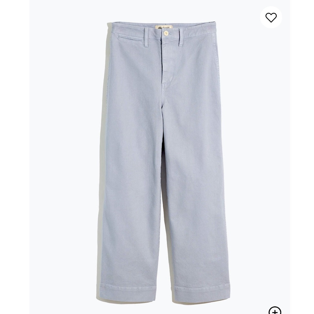 NWT Madewell Emmett Tall Wide-Leg Crop Pants
